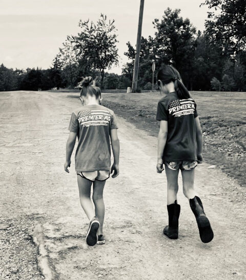 Premier Ag girls walking